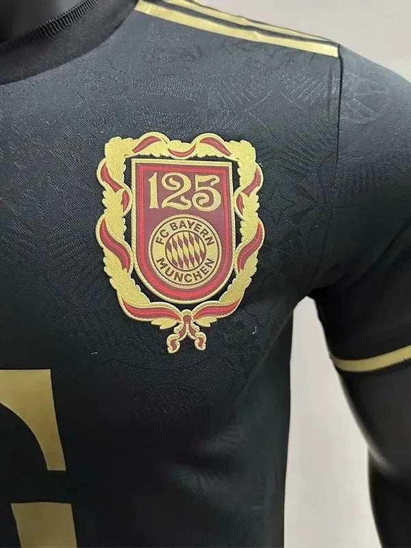 Bayern Munich 2025-2026 Black 125th Anniversary Player Version Jersey